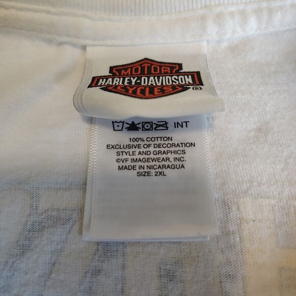 Harley Davidson Men's TShirt 2XL Airplane Pin Up Girl Military Biker Streetwear - Picture 7 of 9